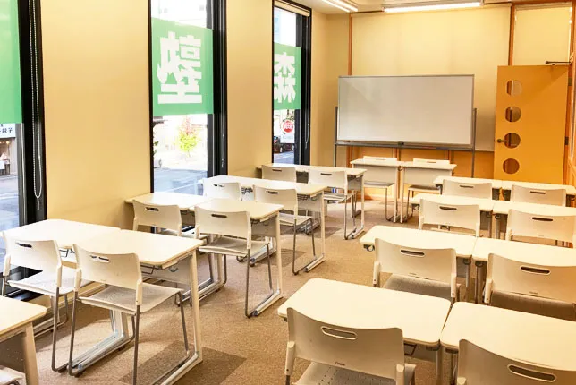 高崎校の自習室