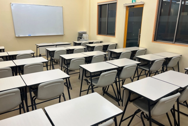 竹ノ塚校の自習室