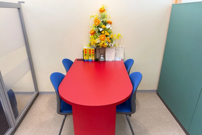 取手校の面談スペース