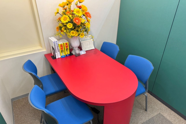 所沢校の面談スペース