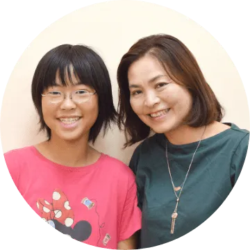 Rさん(小6)とお母様
