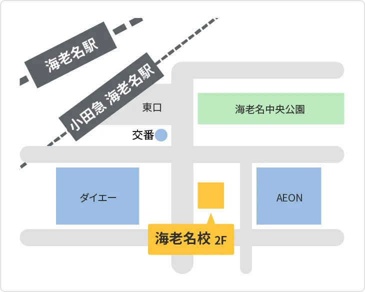 森塾 海老名校までの地図