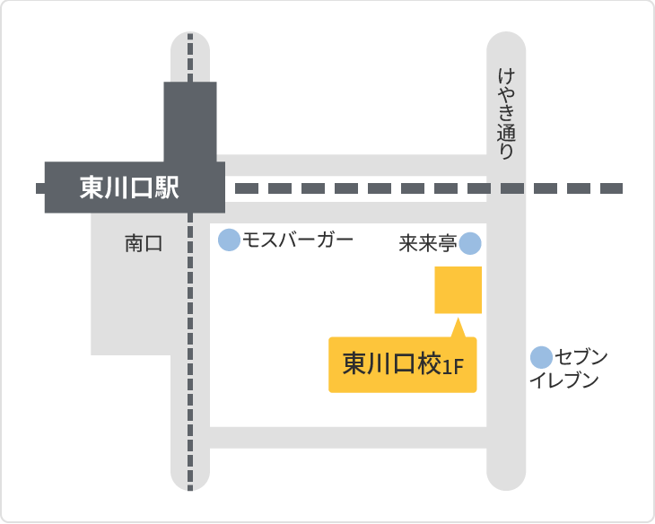 森塾 東川口校までの地図