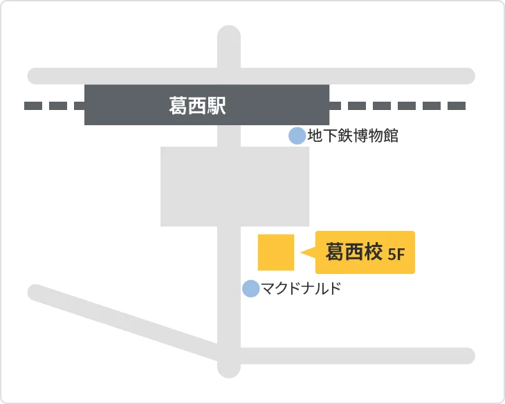 森塾 葛西校までの地図